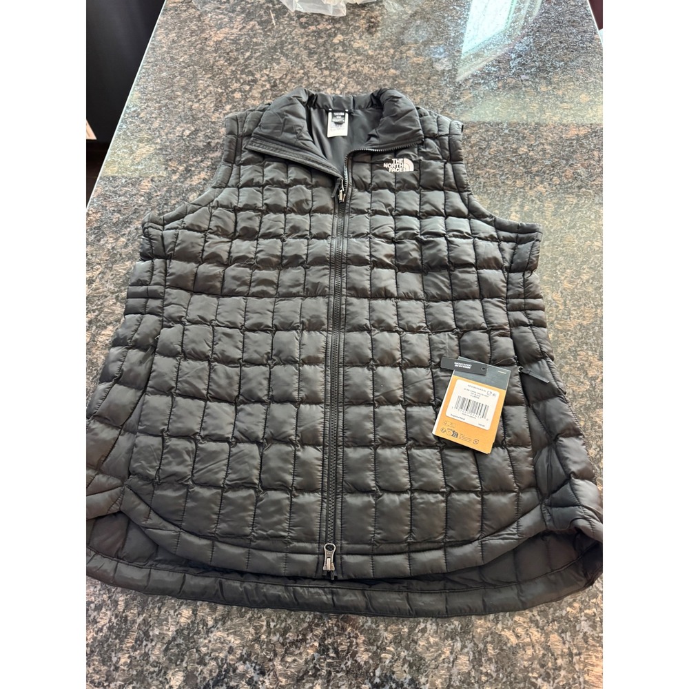 The North Face Womens ThermoBall Insulated Vest TNF Black XL NF0A8A54JK3-XL NWT